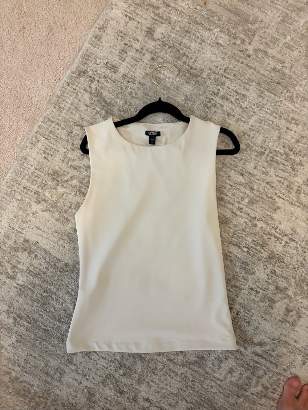Sleeveless White Top by Express